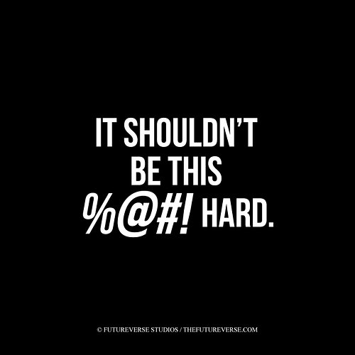 IT SHOULDN’T BE THIS %@#! HARD. 💯
ㅤ
I’ve been an interdisciplinary creative for 20+ years. Media design. Digital music. Brand...