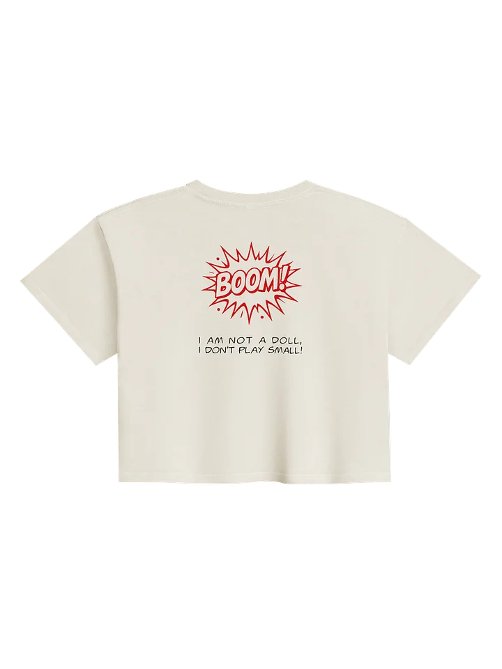 DOLL KILLER Off White Premium Crop Top product image (2)