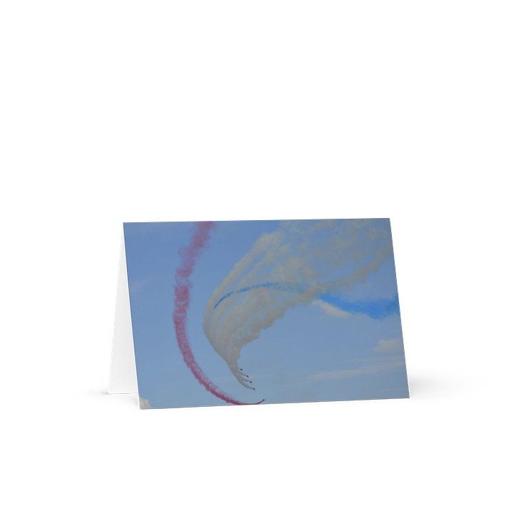 Red Arrows Twisting (Greeting Card) product image (1)