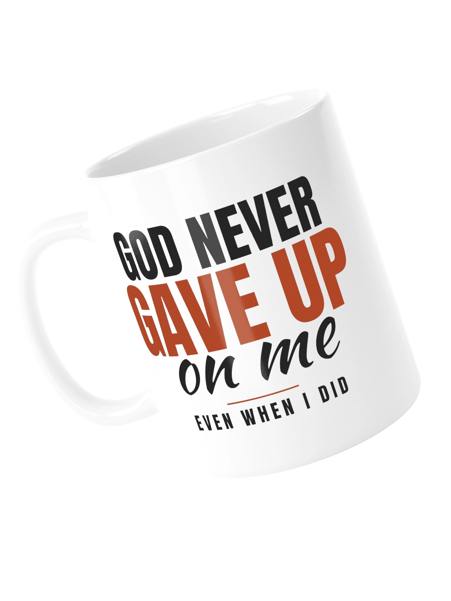 God Never Gave Up On Me — Christian Coffee Mug product image (14)