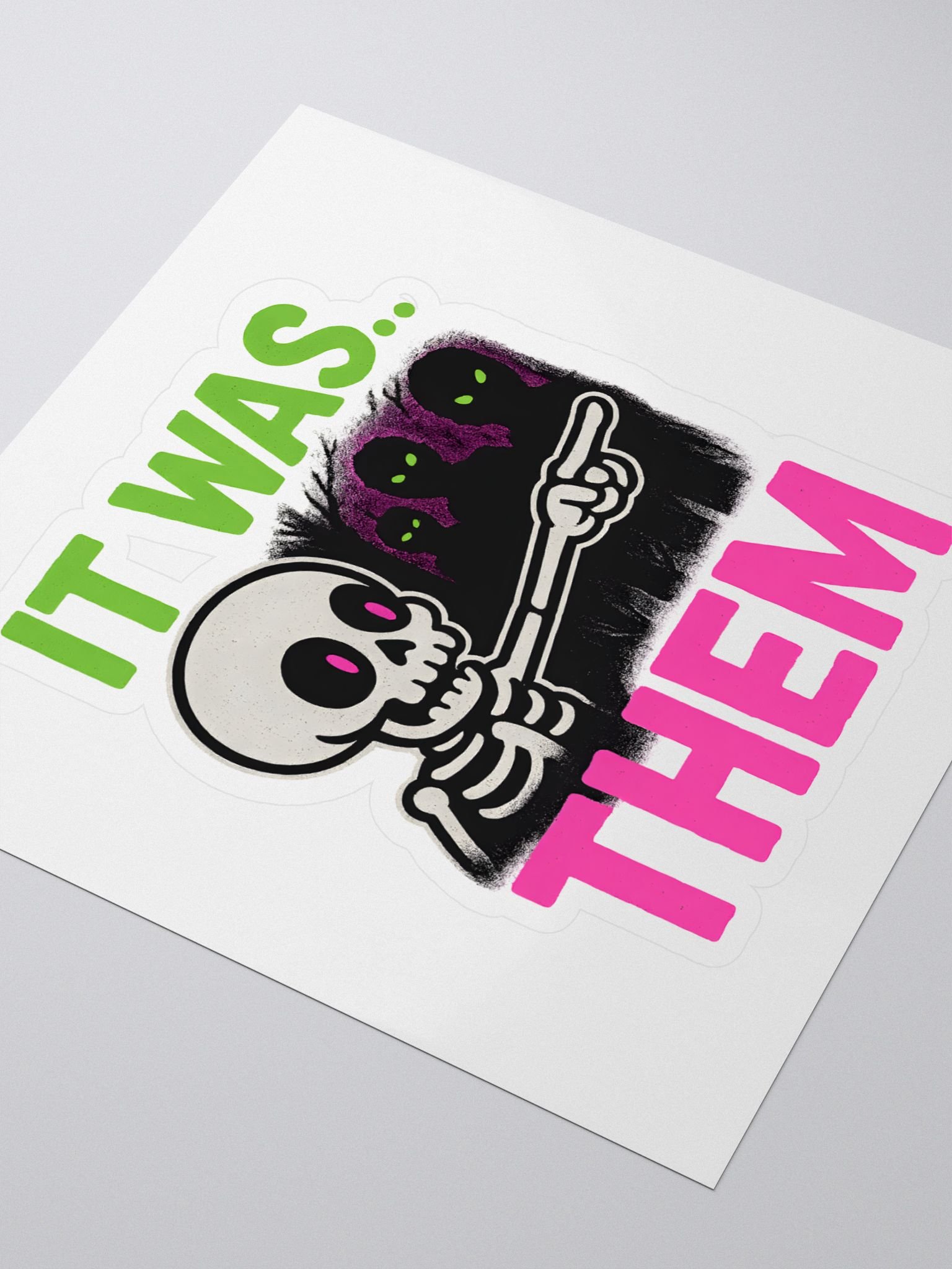 Rage Bone Kiss Cut Stickers product image (3)
