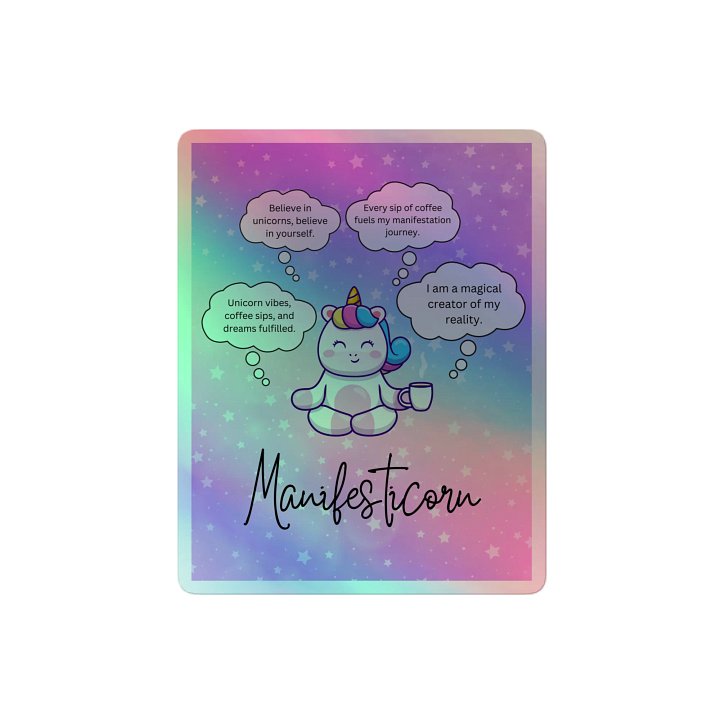 Manifesticorn Motivational Sticker Sheet product image (2)