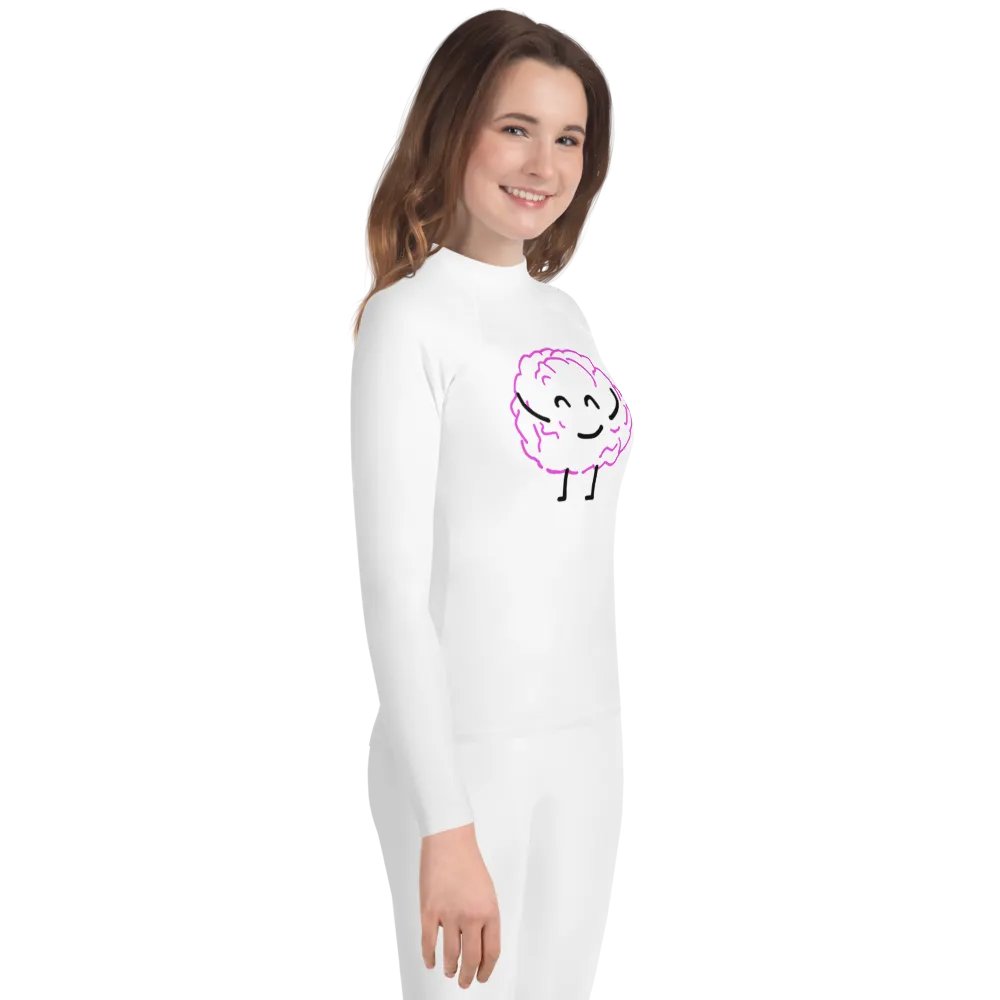 Brainy Brain Youth Rash Guard product image (4)