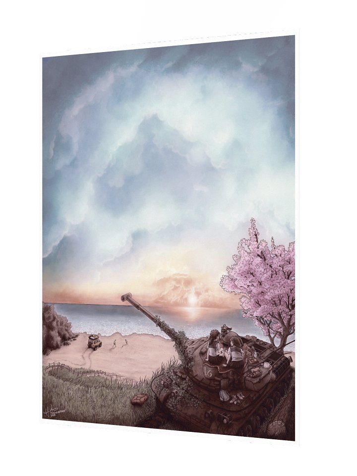"Tank Beach" - 18x24 Print product image (2)