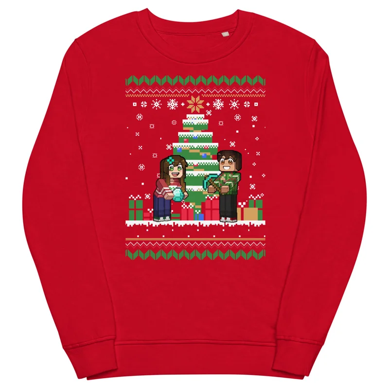 Minecraft Holiday Sweater Red product image (1)