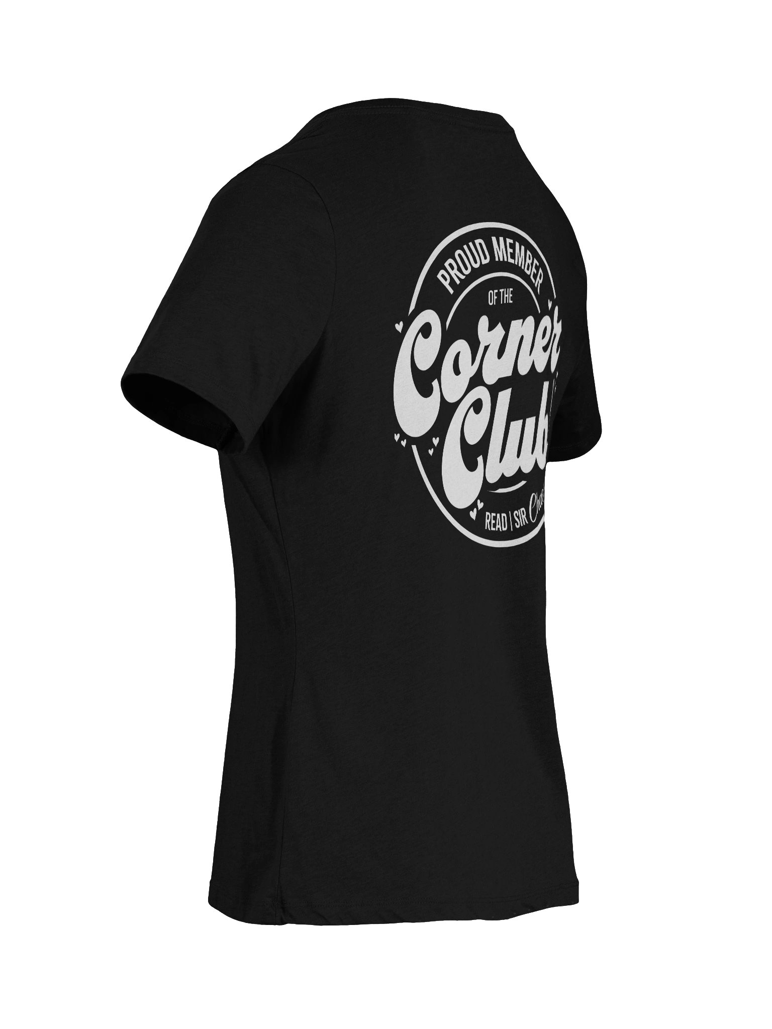 Corner Club V-Neck T-shirt (White) product image (9)