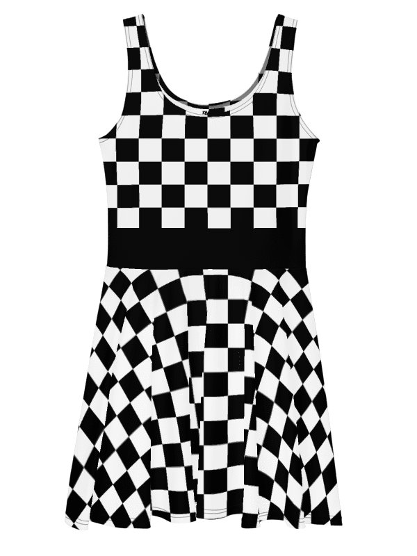 Checkered Skater Dress product image (1)