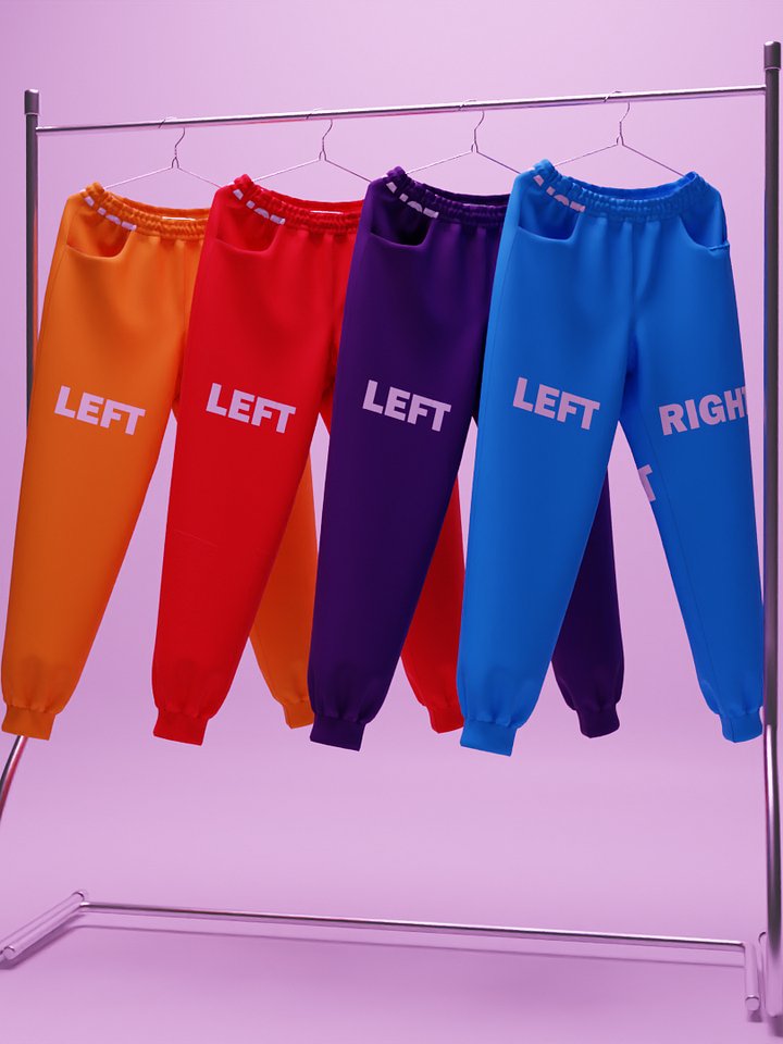 Jogger hanger Mockup with Mild Wind Animation product image (1)