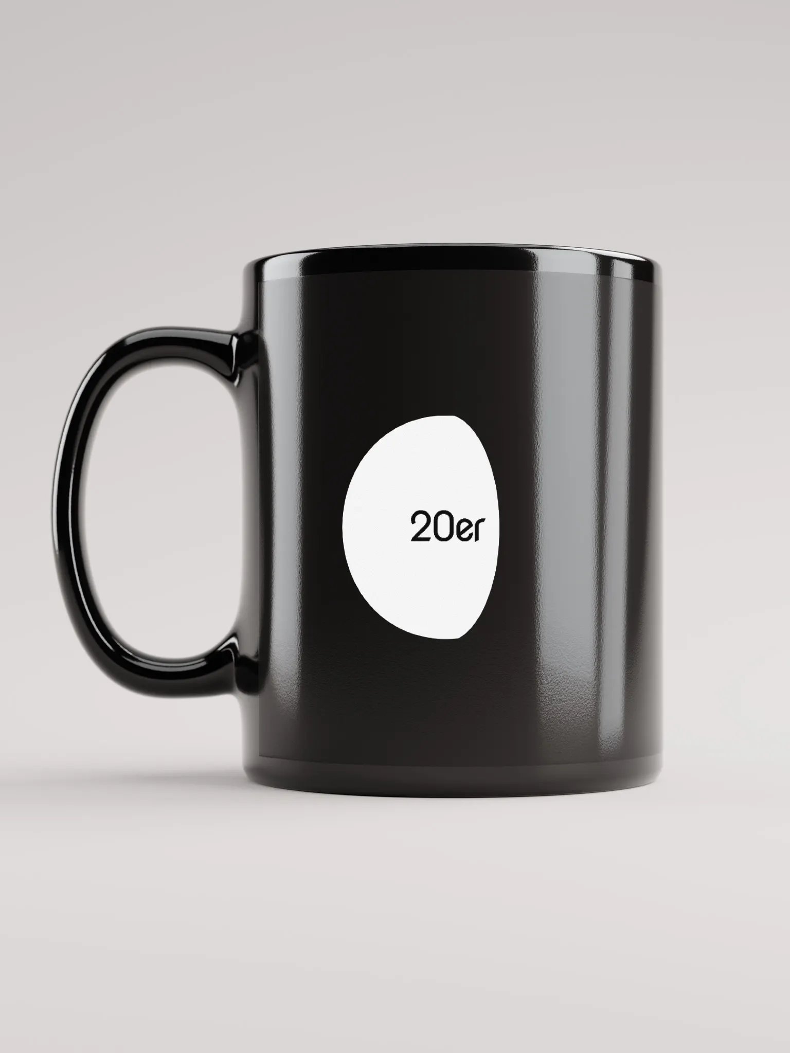 20er (Black Glossy Mug) product image (6)