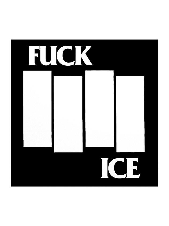 FUCK ICE - FLAG - STICKER product image (1)