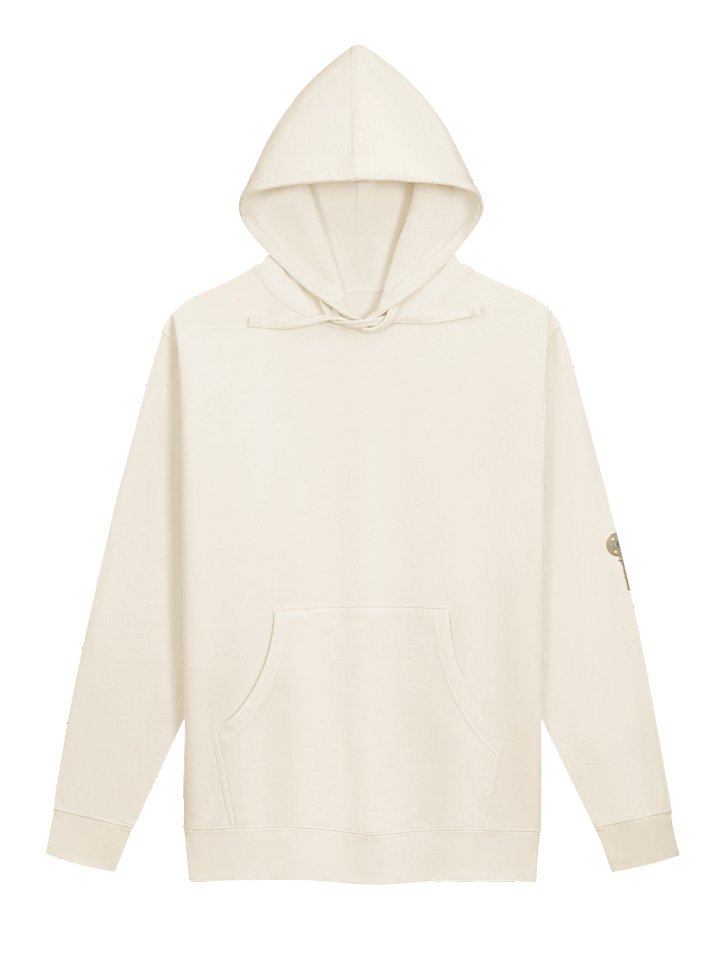 The Gatekeeper’s Key – Bone Reverse Edition (Back + Left Sleeve Print) | Unisex Midweight Hoodie product image (1)