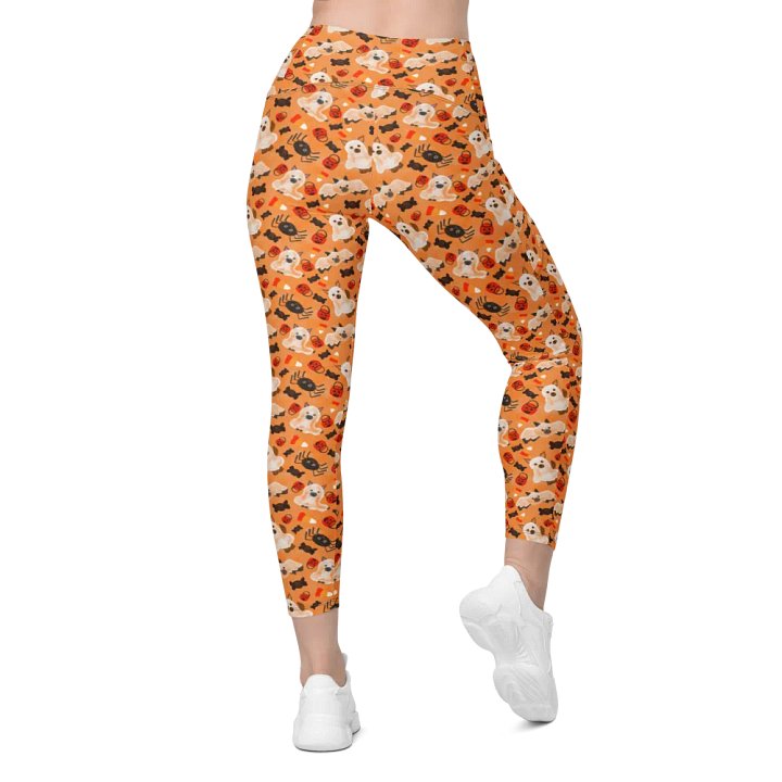 Boo! Crossover Adult Leggings product image (2)