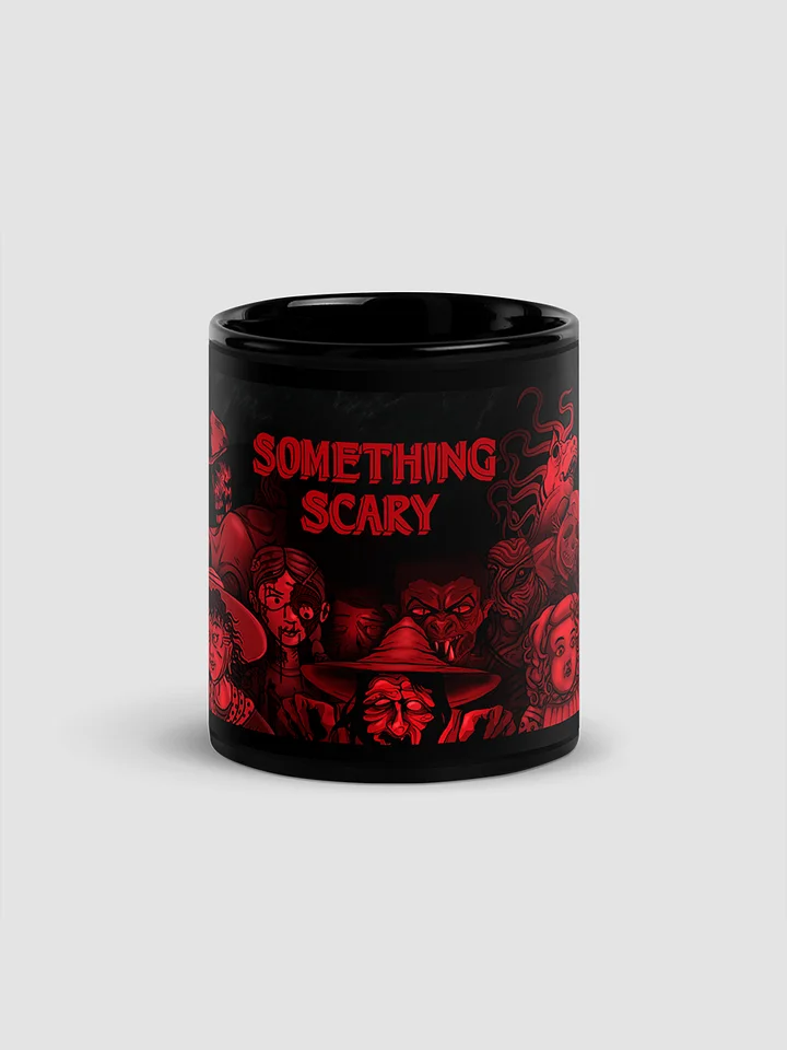 Something Scary Black Glossy Mug product image (2)