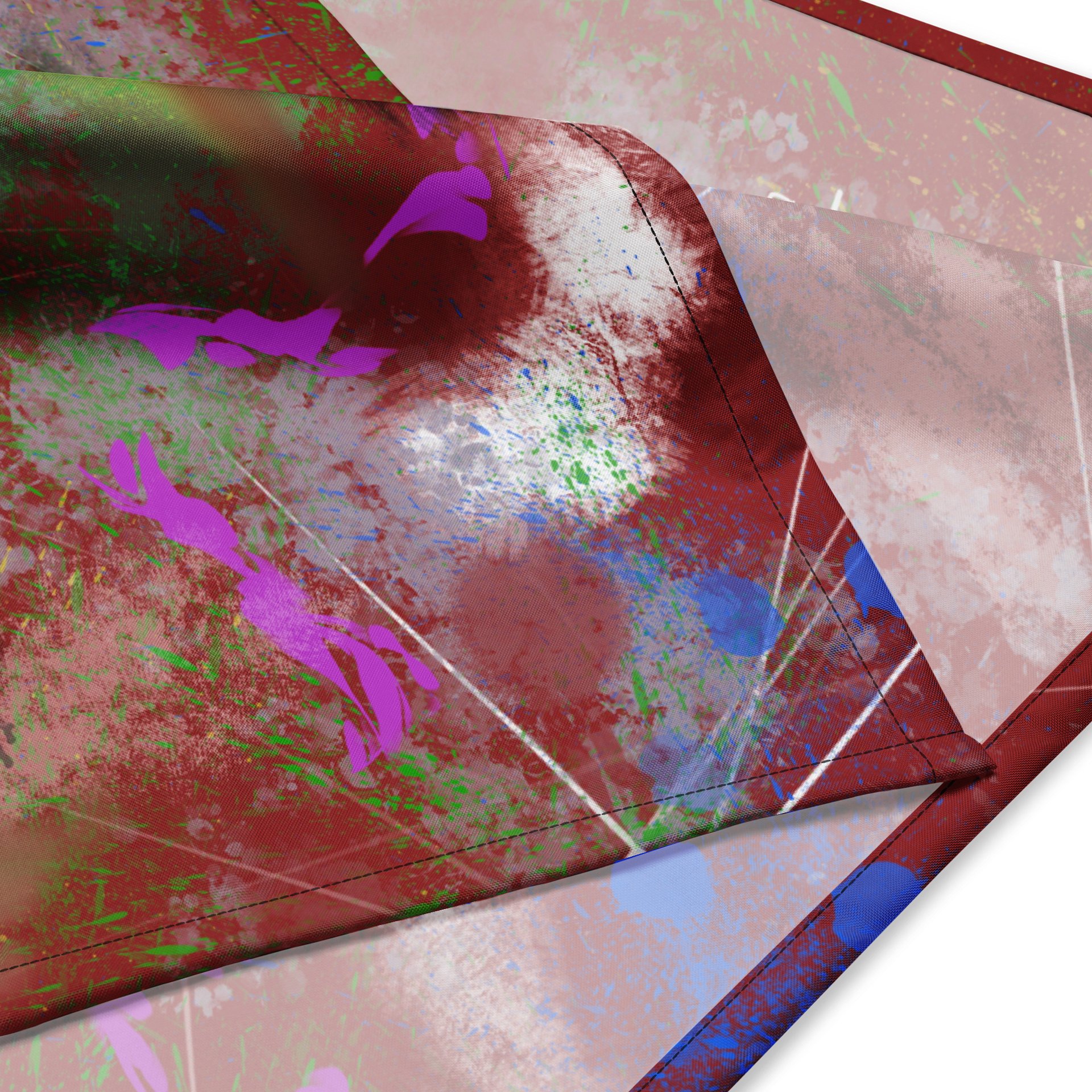 SplatterWear 'Radish' Bandana product image (2)