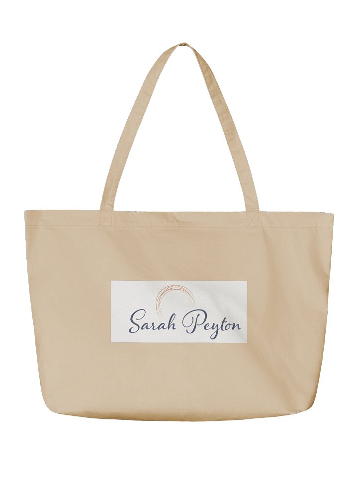 Resonance Organic Tote with Sarah Peyton Logo backside - Scholarship Support product image (2)