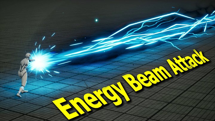 Energy Beam Attack in Unreal Engine 5 Niagara product image (1)