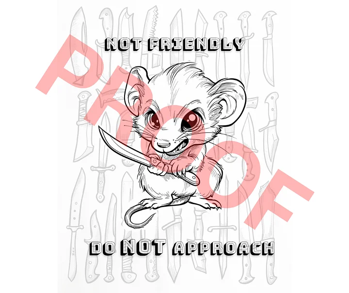 Not Friendly DO NOT APPROACH product image (1)