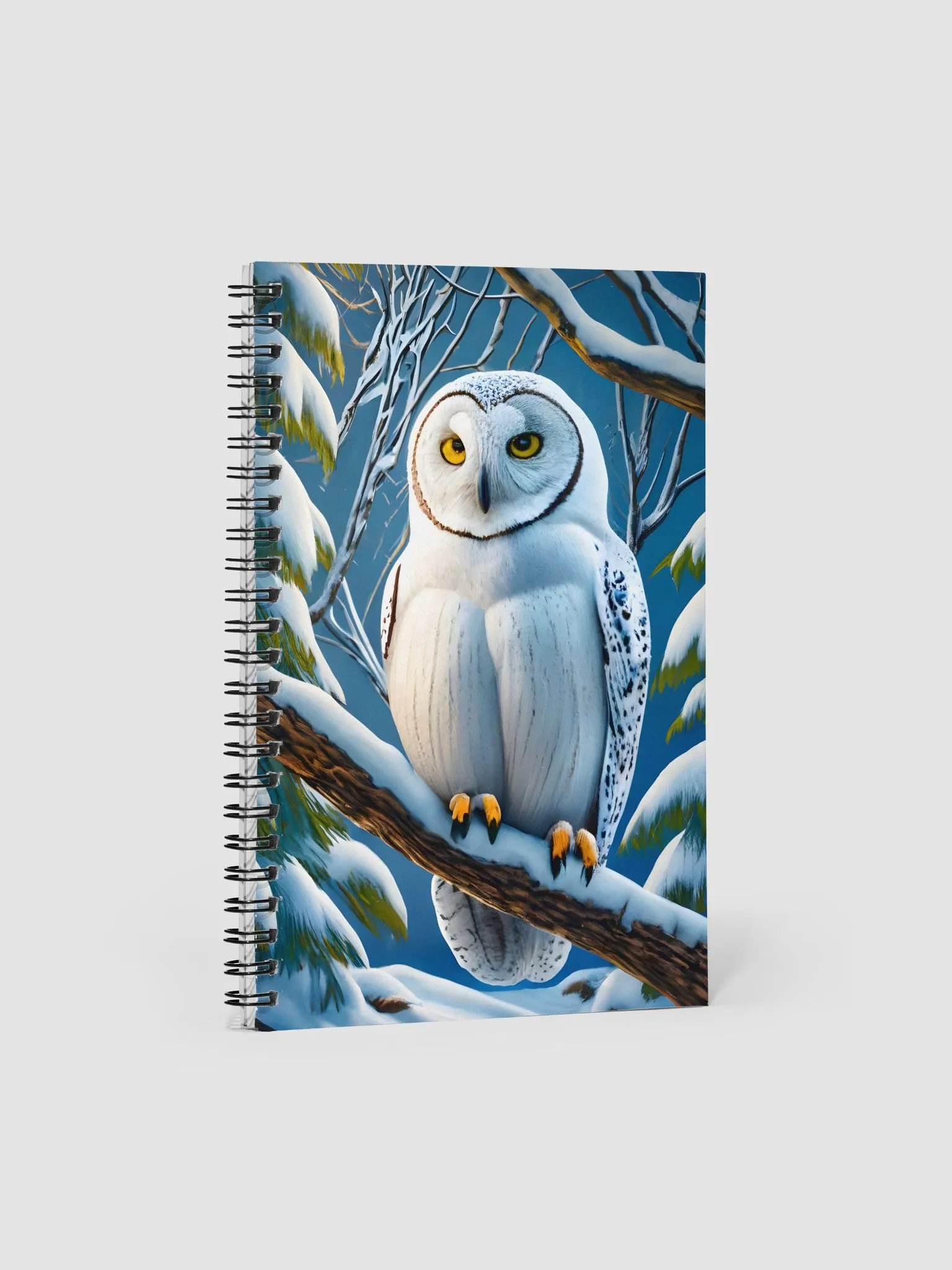 Snowy Owl Dreams Spiral Notebook product image (1)