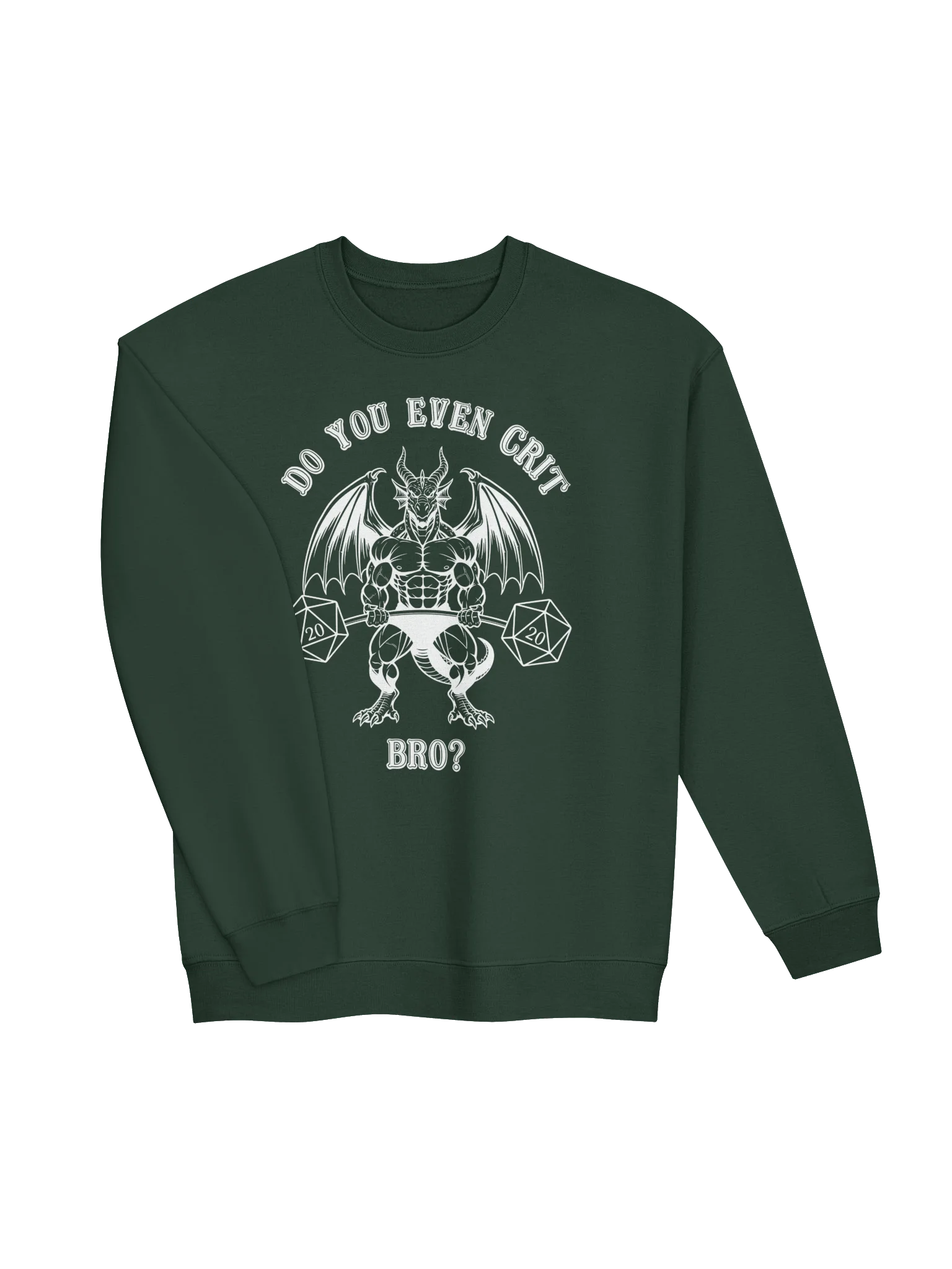 "Do You Even Crit Bro?" Crewneck Sweatshirt - Gildan Classic product image (8)