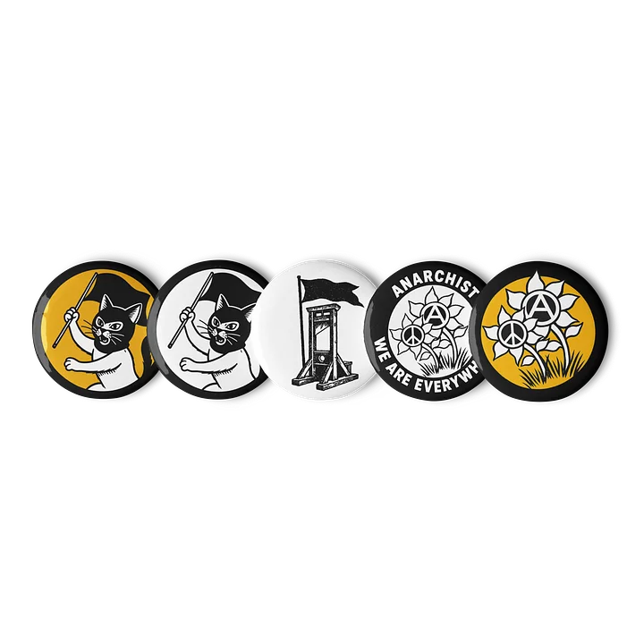 ANARCHIST BUTTON SET #3 product image (1)