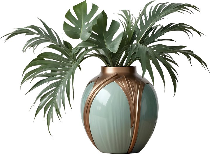 Art Deco Vase – Gatsby Grace PNG product image (1)