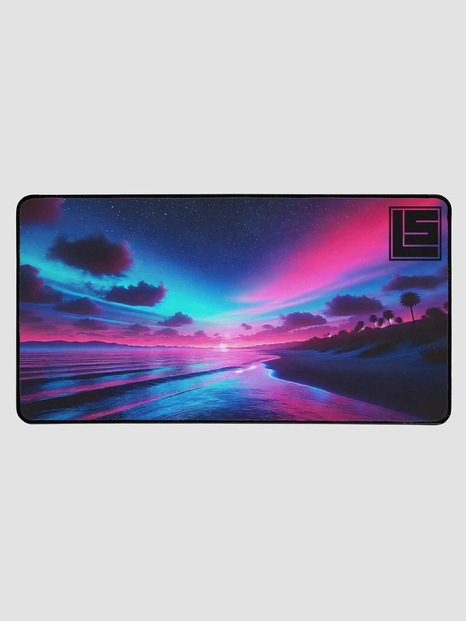 Neon Beach Desk Mat product image (1)