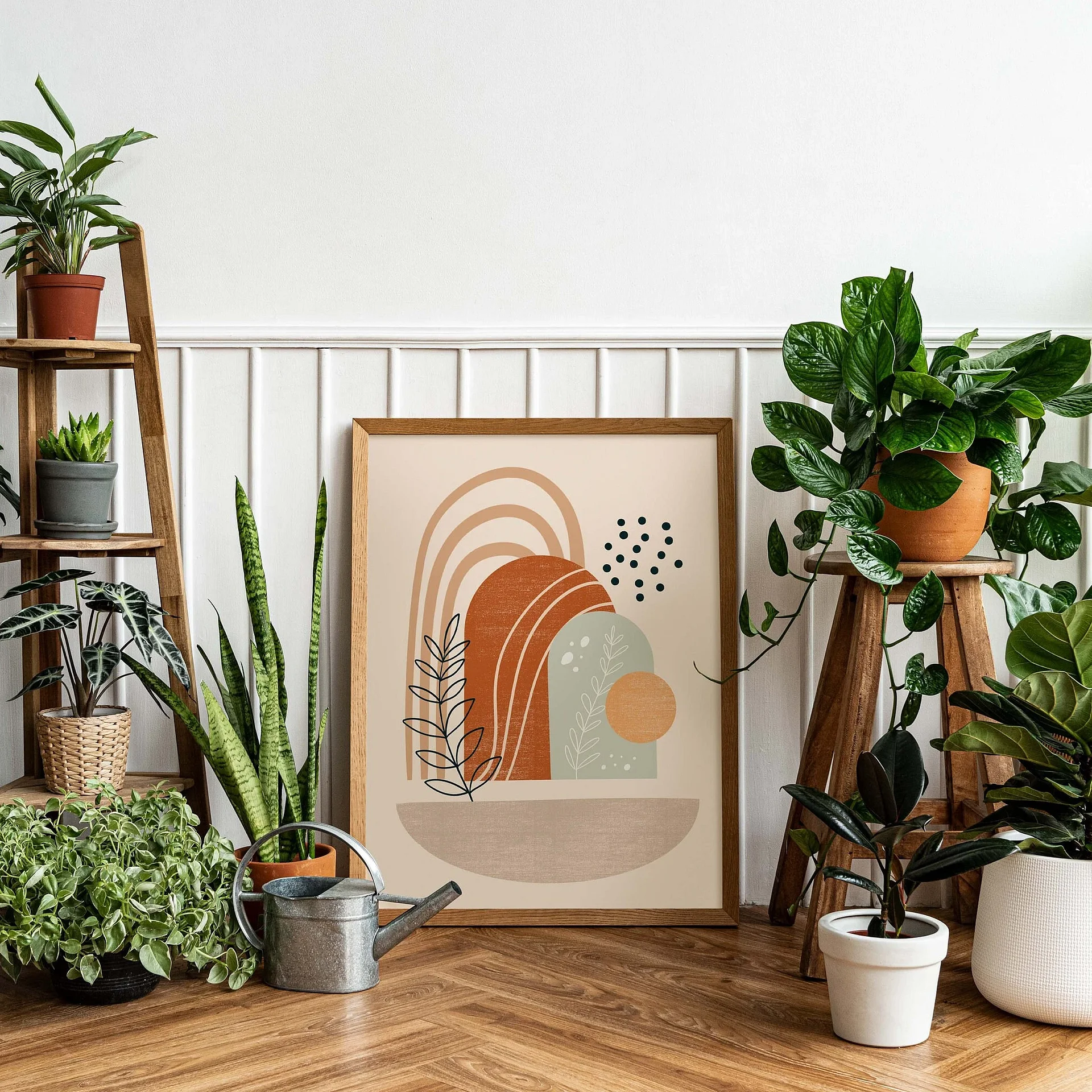 Boho Wall Art Bundle, Mid Century Art Prints, Set of 12 product image (3)