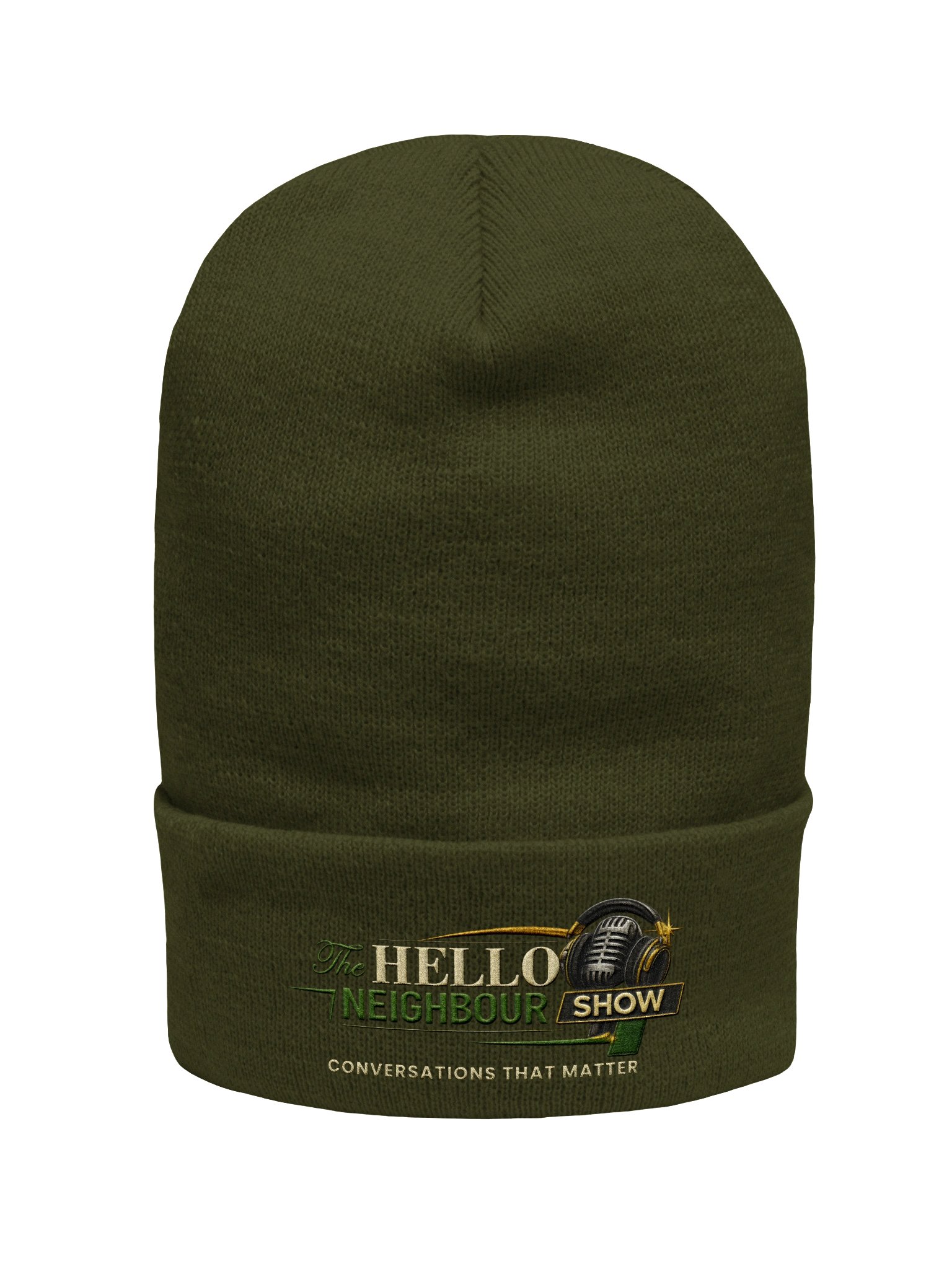 The Hello Neighbour Show™ Premium Embroidered Logo Cuffed Beanie | Official Knit Beanie product image (1)