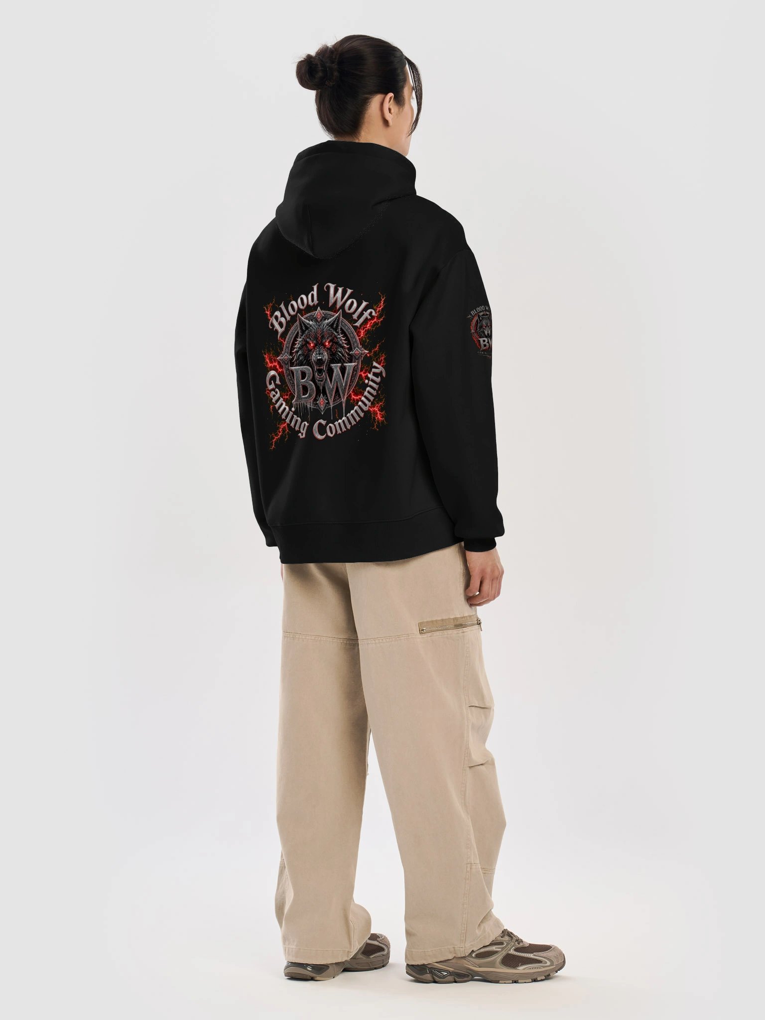 Fueled by Coffee Wolf Hoodie product image (40)