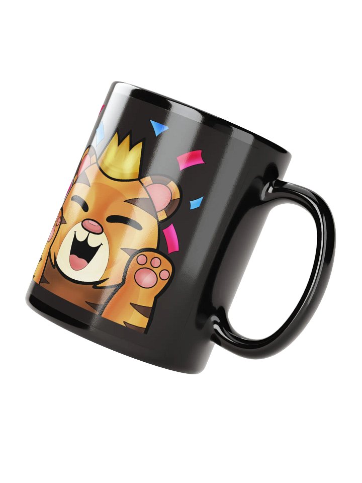 TheMafiaQueen Royal Tiger Hype Black Mug product image (1)