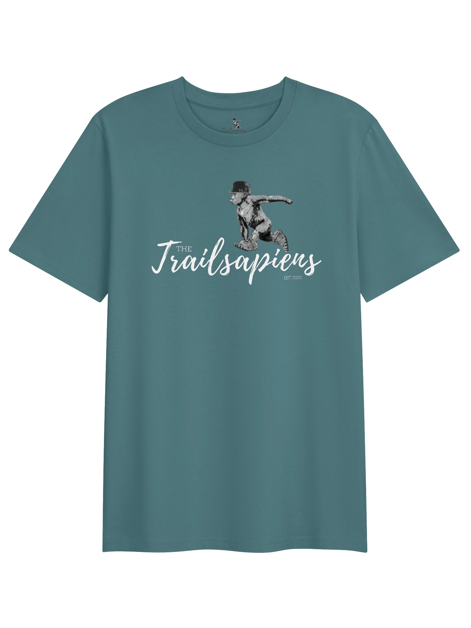 ECO-Friendly & Organic Premium Quality - Men's T-shirt with Trailsapiens logo Midweight fabric (5.3 oz) product image (3)