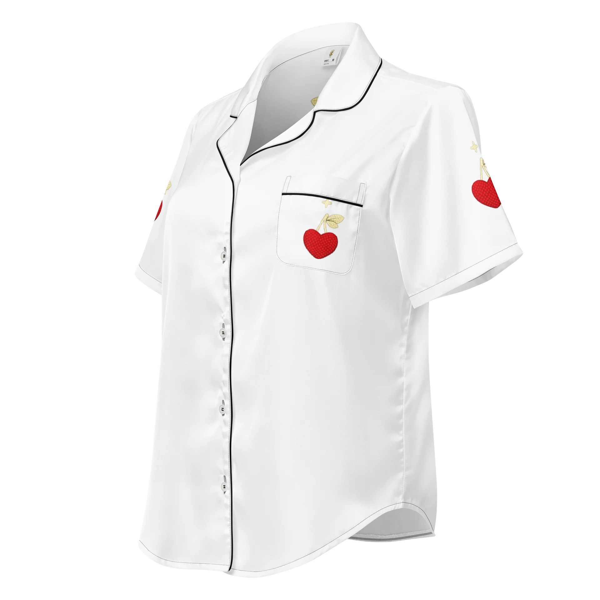 Ladies' Cherry Heart Sleepwear Top product image (1)