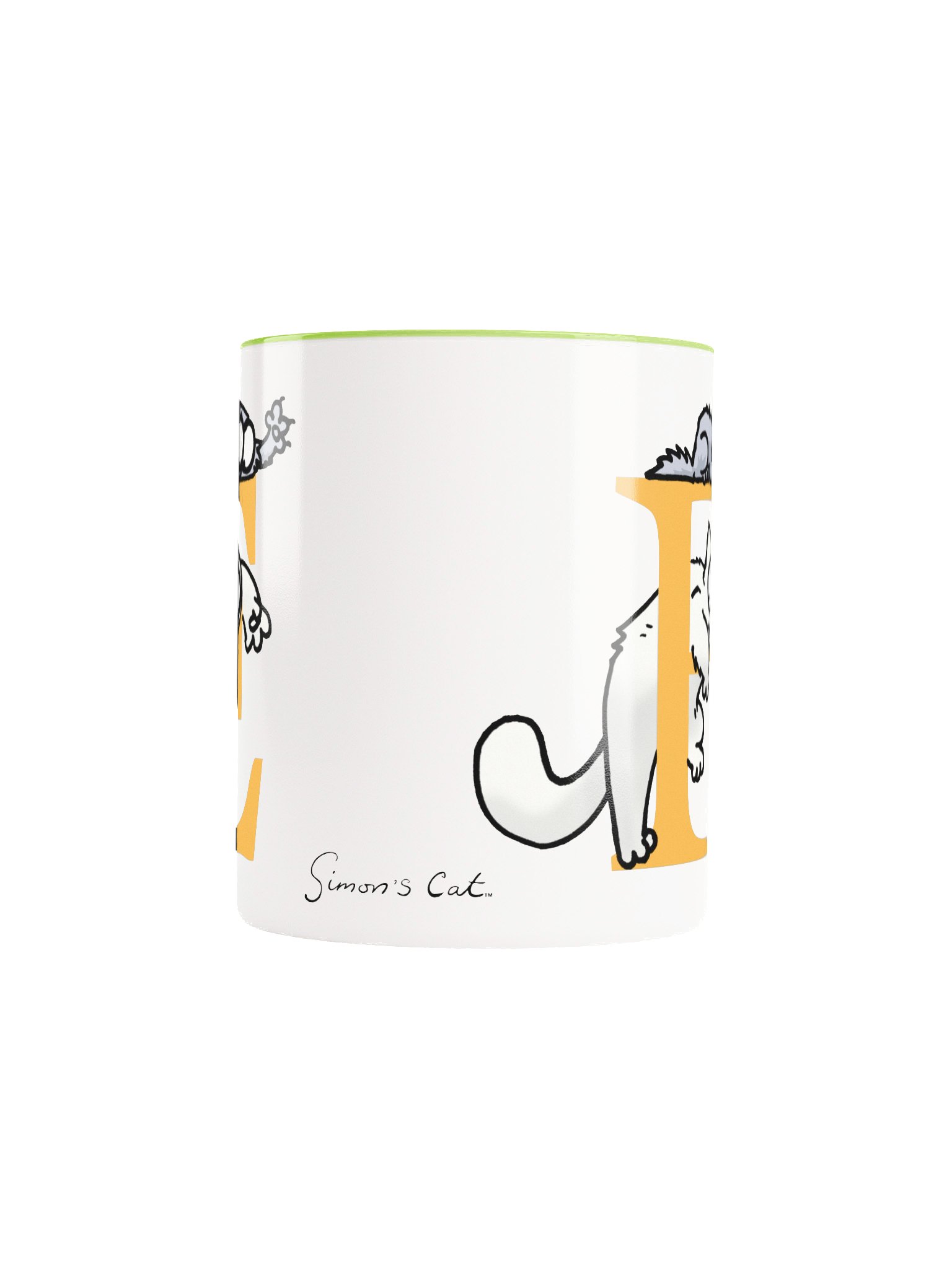 Cat Monogram Mug - E product image (6)