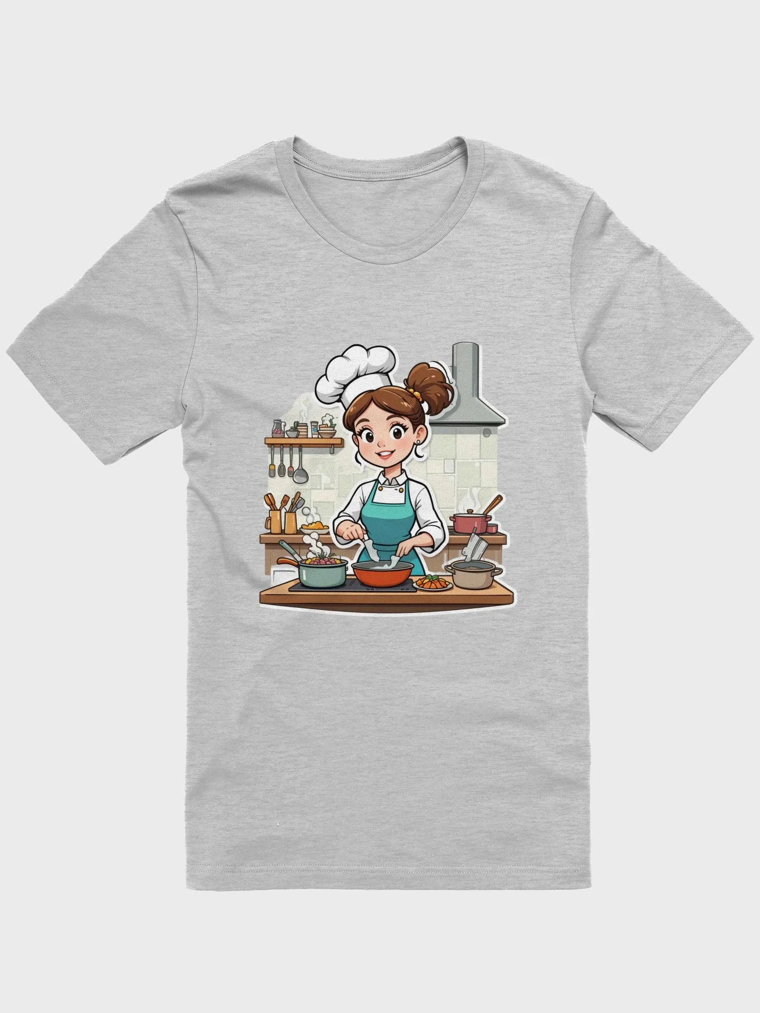 Chef's Kitchen Cartoon T-Shirt product image (9)
