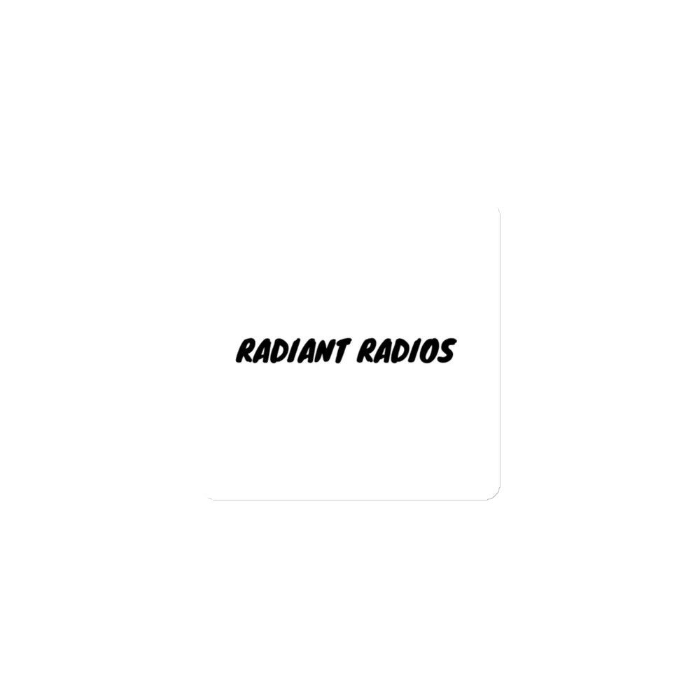 Radiant Radios TEXT Die-Cut Magnets product image (1)