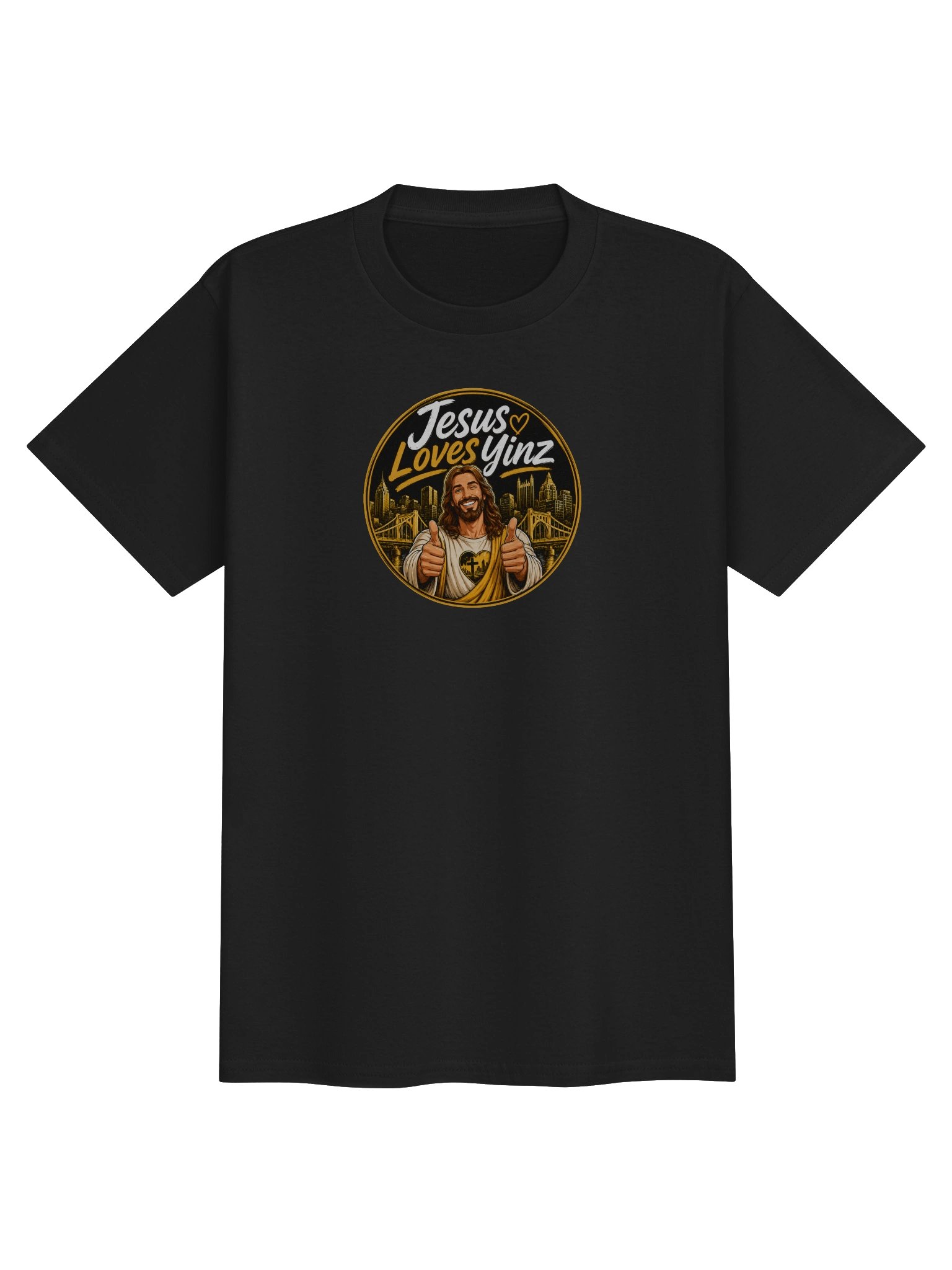 Jesus Loves Yinz Youth T (unisex) product image (1)