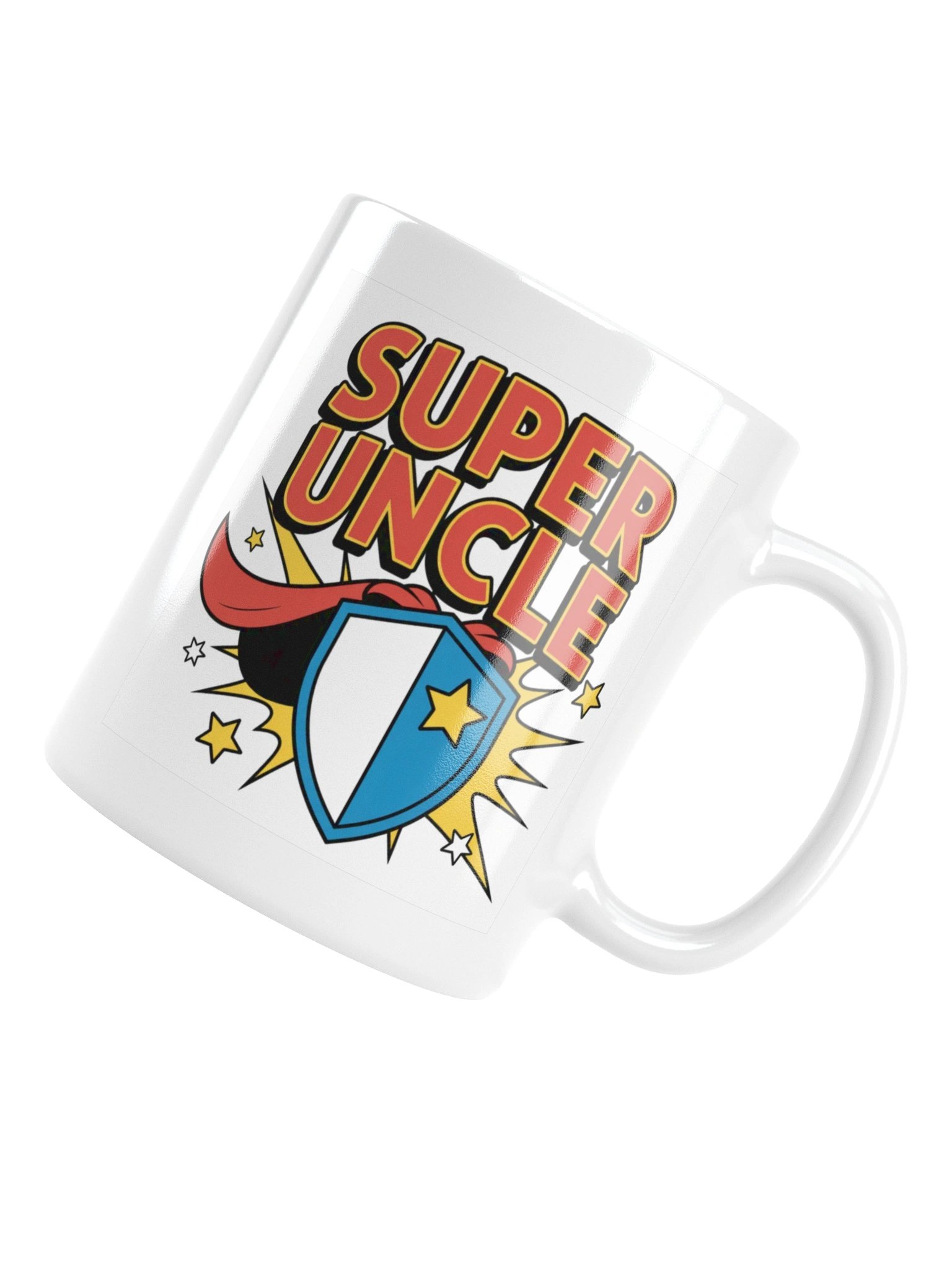 Super Uncle Comic Style Coffee Mug product image (16)