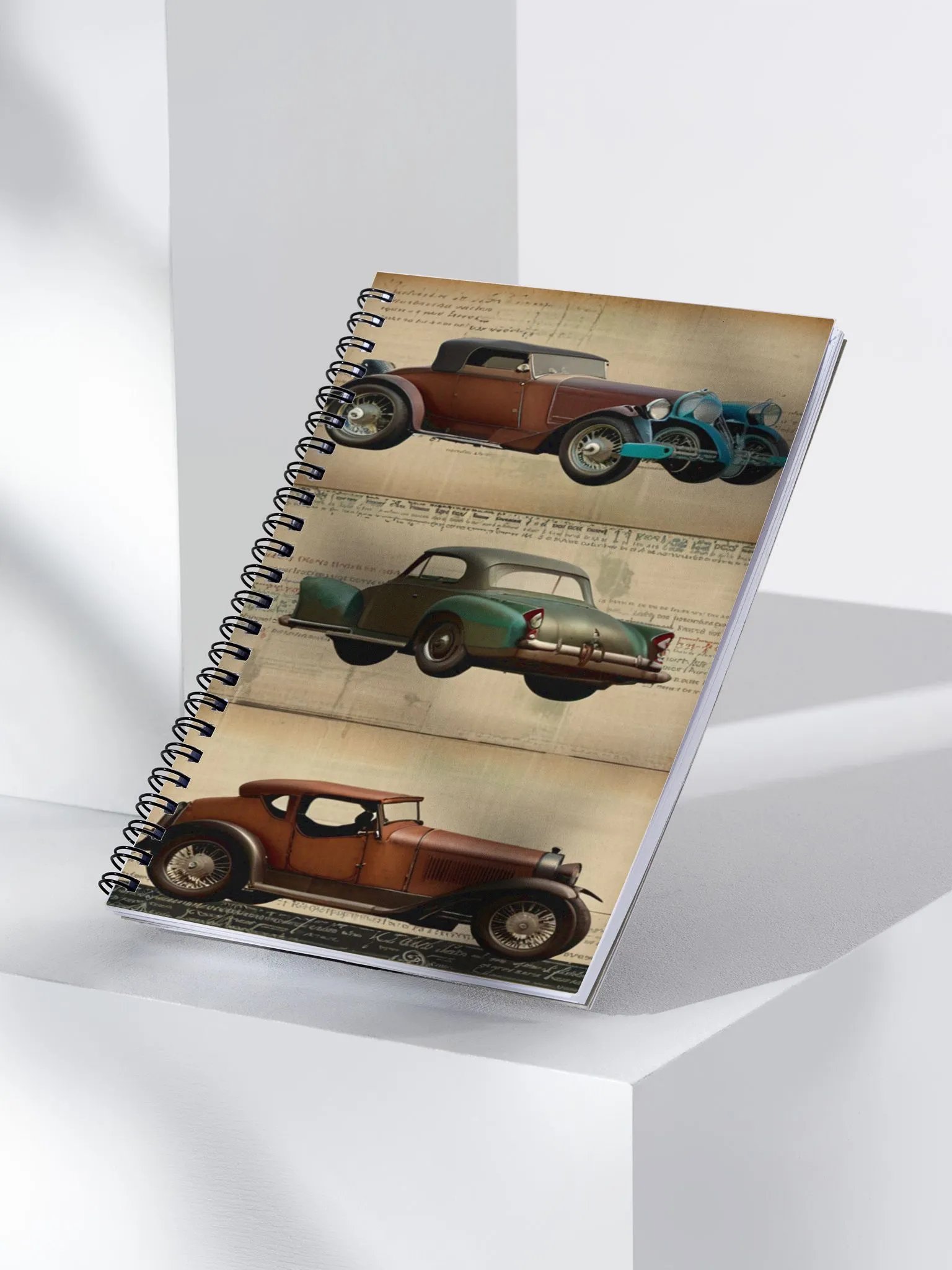 Vintage Cars Musical Notebook product image (3)