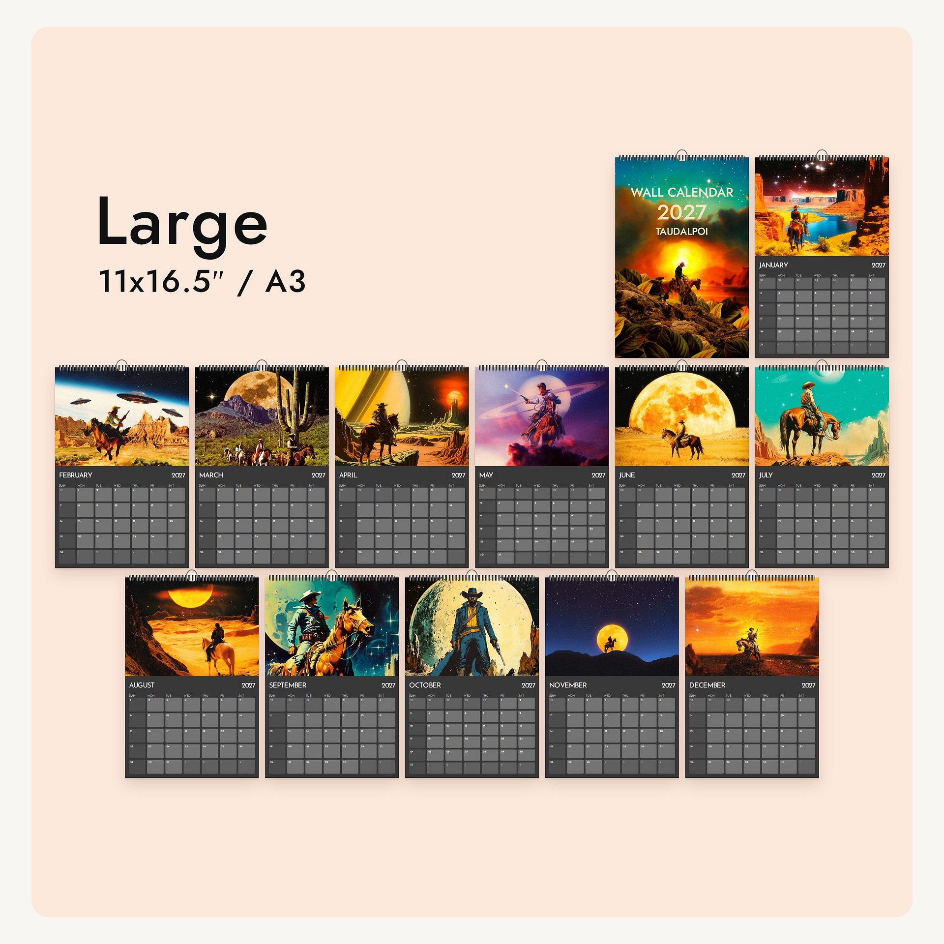 Western 2027 Calendar product image (6)