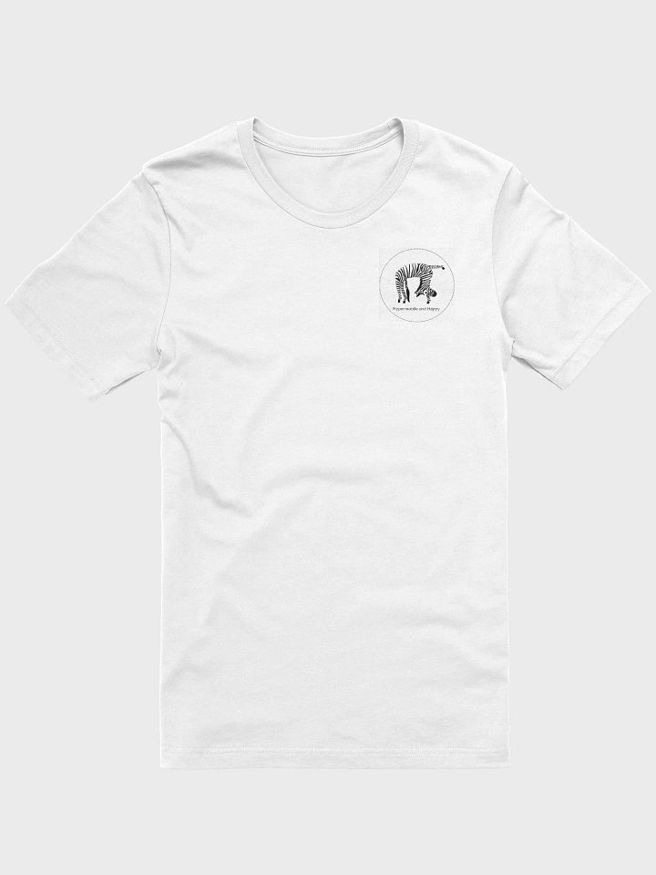 Super Soft Bendy Zebra T-Shirt for Adults product image (1)