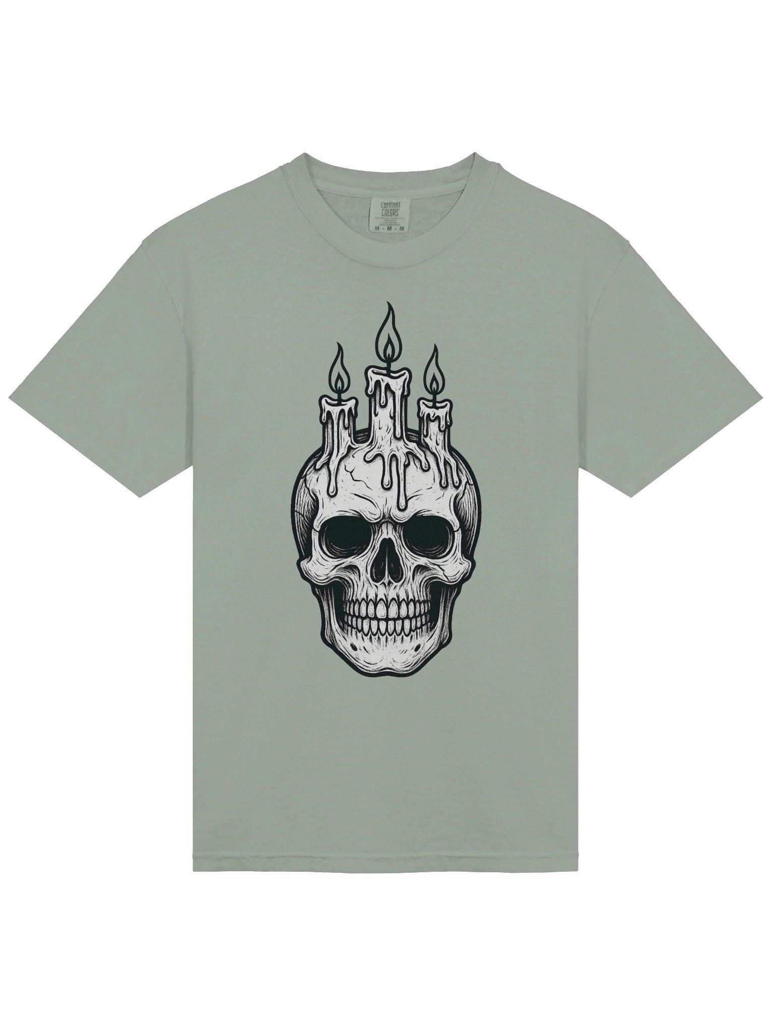 Candlelit Skull Tee – Shadows Eternal product image (3)