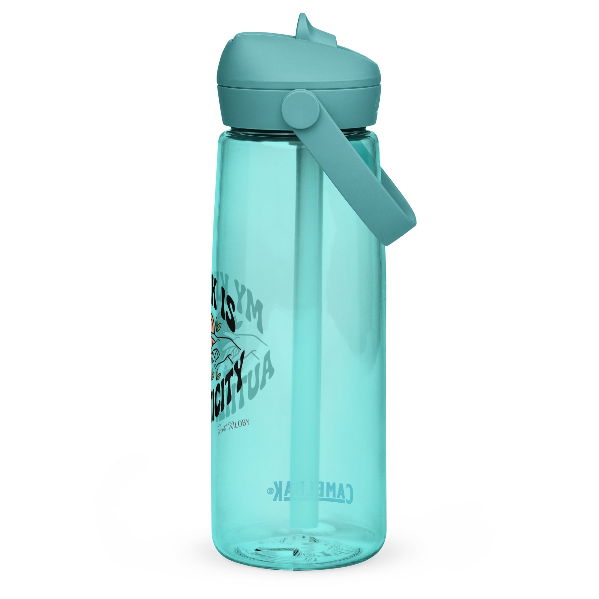“My Kink Is Authenticity” Cove Flip Straw Water Bottle product image (2)