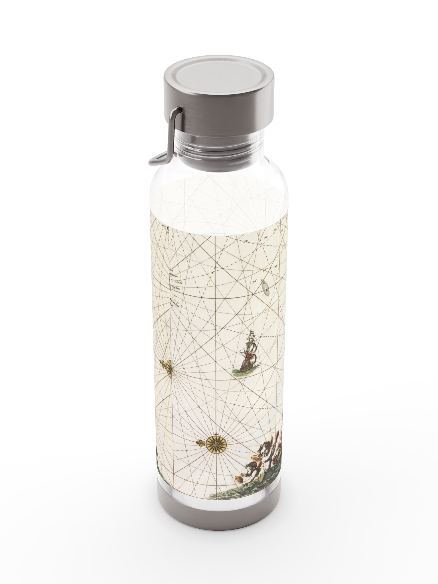 Nautical Chart Voyager Bottle product image (8)