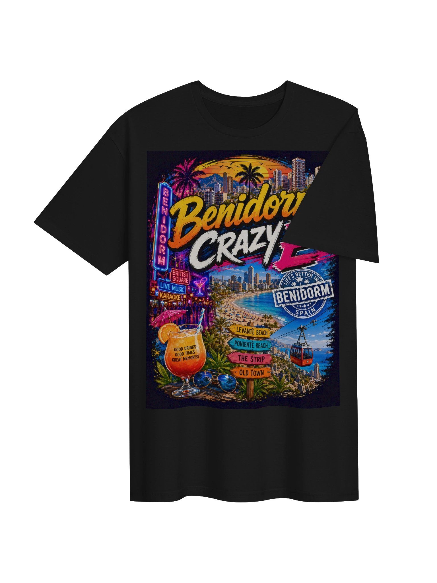 Benidorm Crazy Travel Tee product image (36)