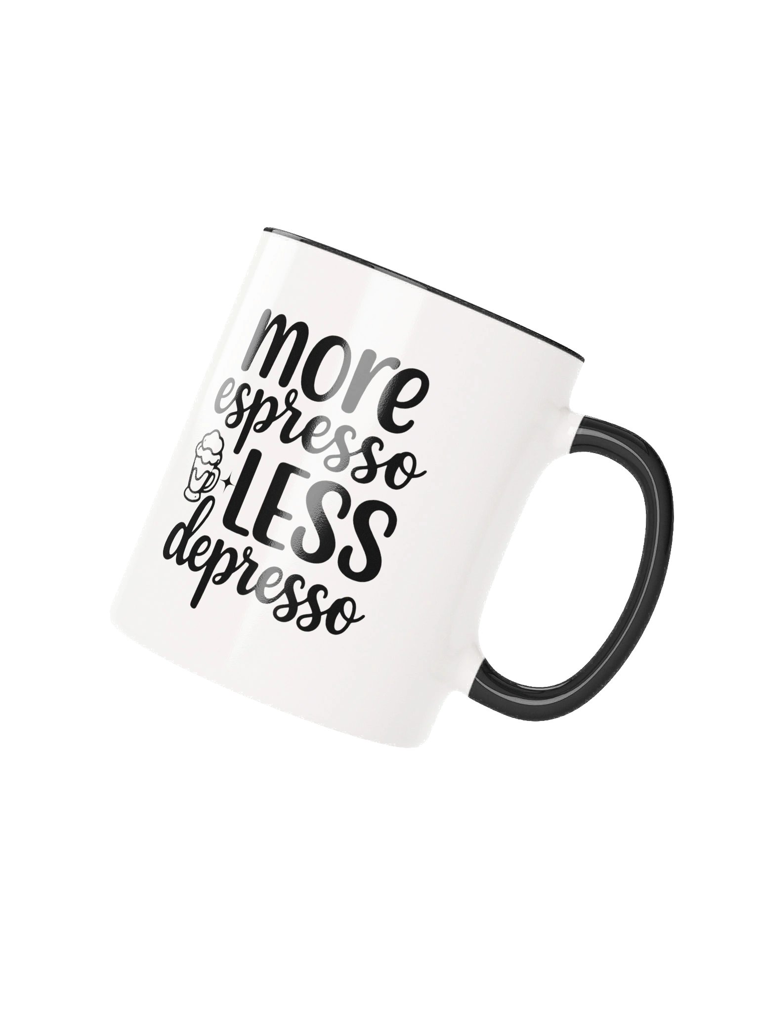 More Espresso Less Depresso Ceramic Mug product image (3)