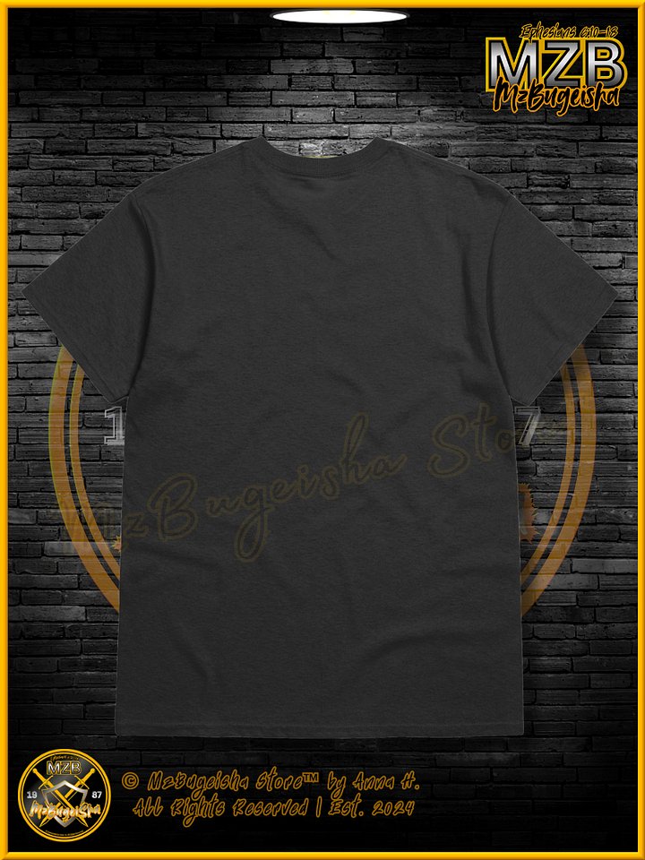 T-Shirt - MzBugeisha™ "Uniquely Designed in His Image" [golden/yllw] Faith based T-Shirt By Anna H. product image (2)