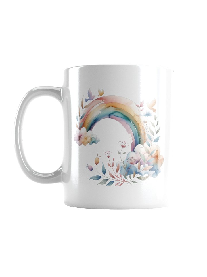 Rainbow Sky Birds Coffee Mug product image (1)