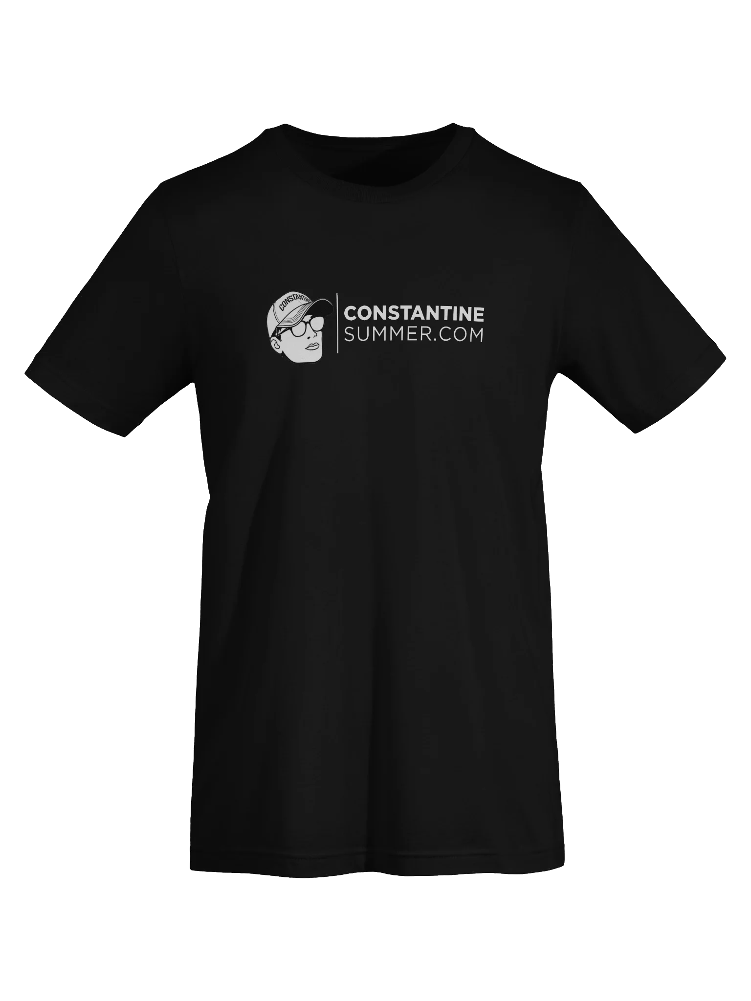 CONSTANTINESUMMER.COM: ICONIC LOGO T-SHIRT by Bella+Canvas (black) product image (7)