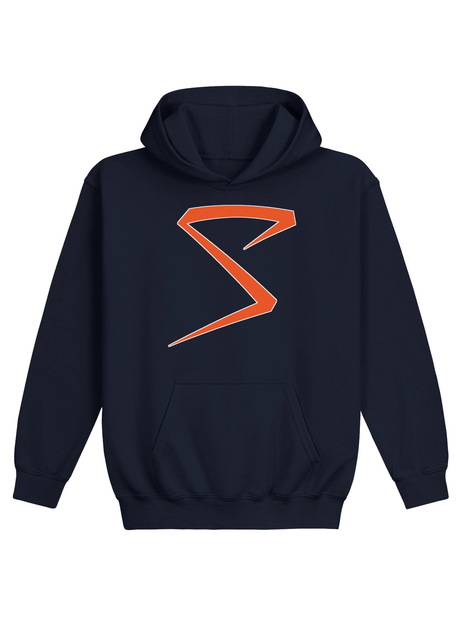 Midwest Sluggers S-Logo Navy Youth Hoodie product image (1)