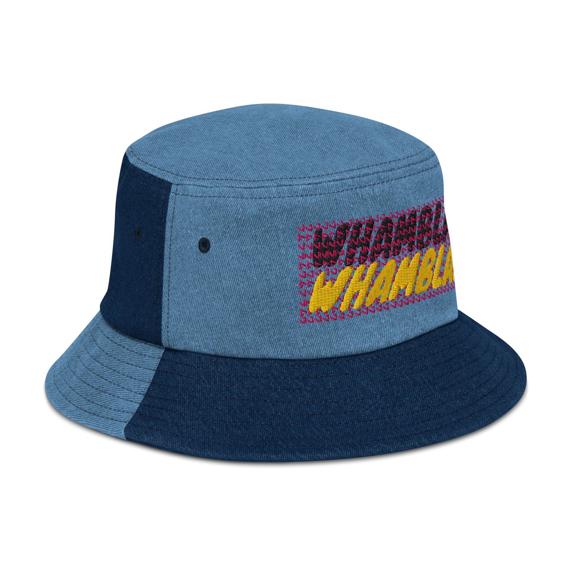 WhamBlam Chaos Denim Bucket Hat product image (3)